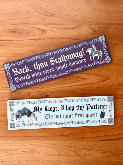 My Liege Magnetic Bumper Sticker Bumper Sticker Magnet