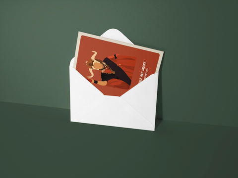 Indiana Jones Greeting Card