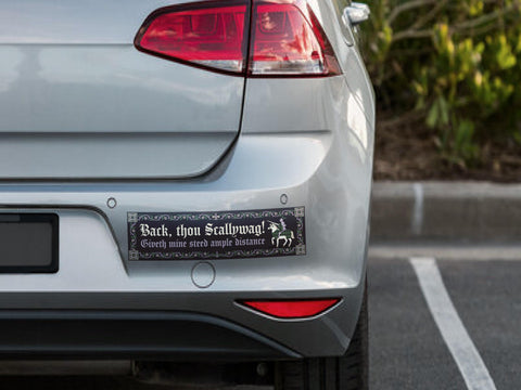 Scallywag Magnetic Bumper Sticker Bumper Sticker Magnet