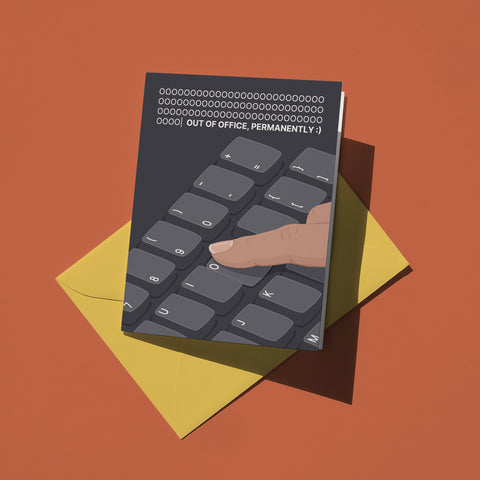 Out of Office Retirement Card