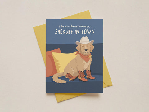 New Sheruff In Town Greeting Card