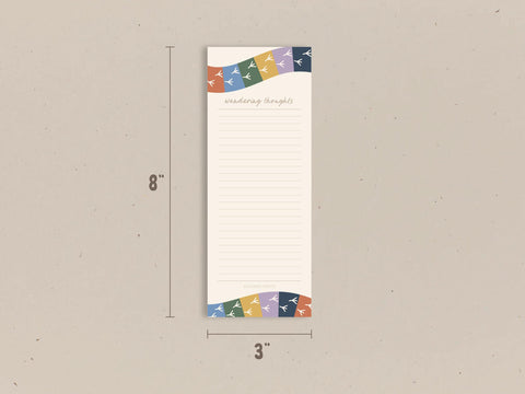 Wandering Thoughts Notepad
