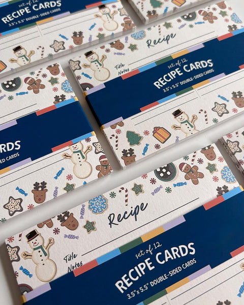Recipe Card Set Note Card