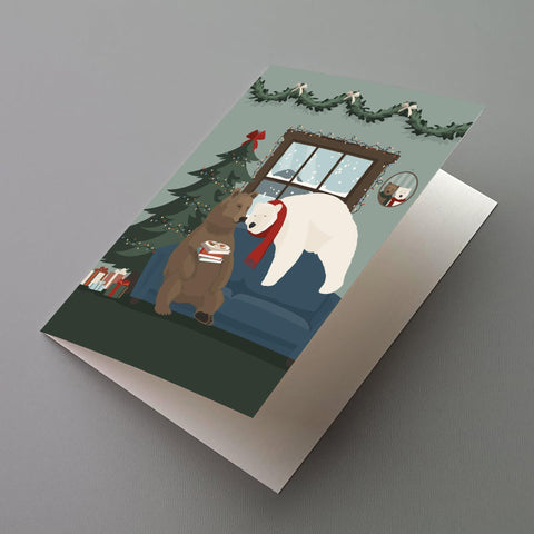 Holiday Bears Greeting Card
