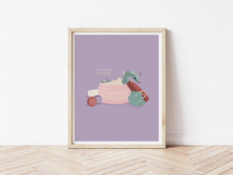 Spa Day Art Print