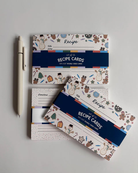 Recipe Card Set Note Card