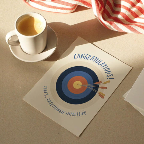 Unsettlingly Impressive Greeting Card