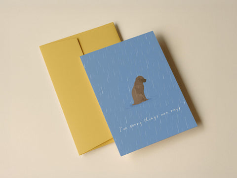 Ruff Greeting Card