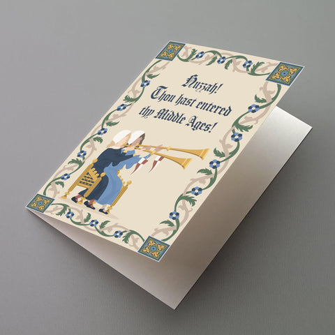 Middle Ages Birthday Greeting Card