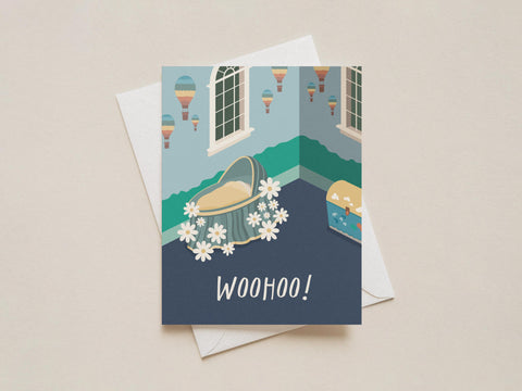 Woohoo! Greeting Card