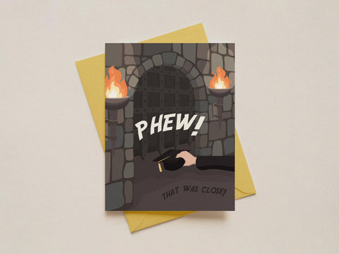 Phew! Greeting Card