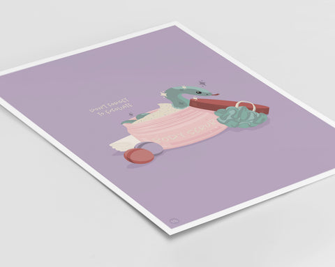 Spa Day Art Print