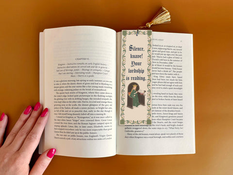 Silence, Knave Bookmark