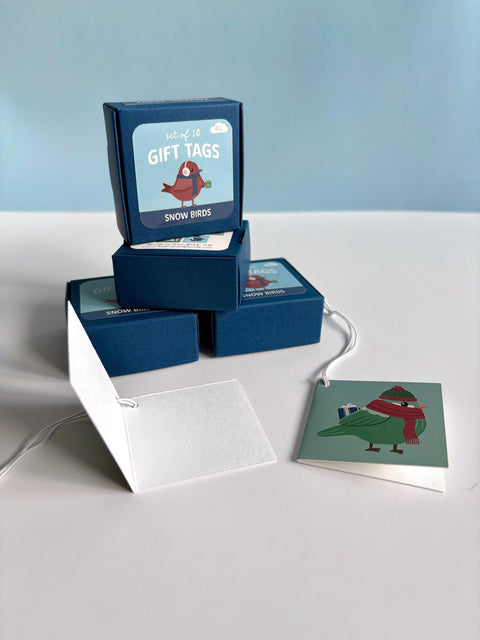 Snow Birds Gift Tag