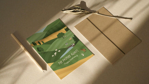 The Pasture Awaits Greeting Card