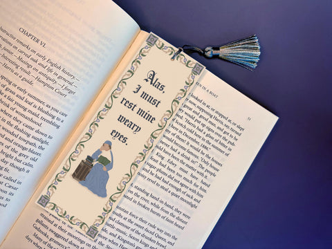 Mine Weary Eyes Bookmark