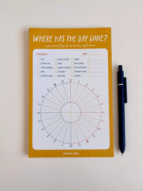 Where Has The Day Gone? Notepad
