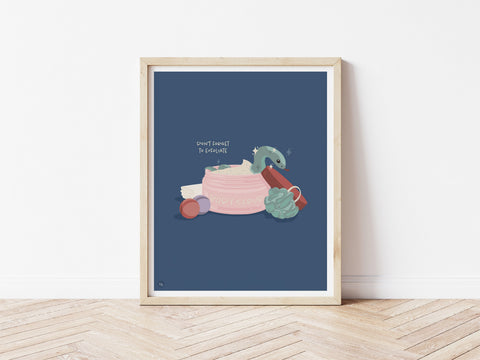Spa Day Art Print