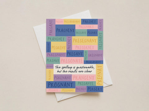 Expecting Congrats Greeting Card