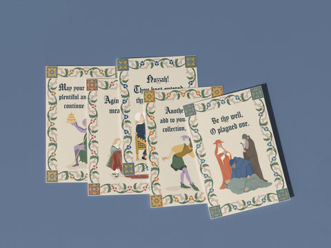 O Plagued One Greeting Card