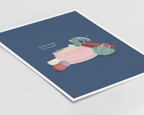 Spa Day Art Print