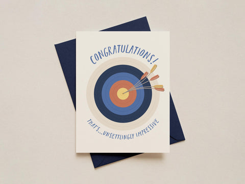 Unsettlingly Impressive Greeting Card