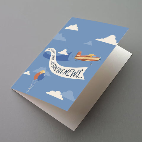 Big News Greeting Card