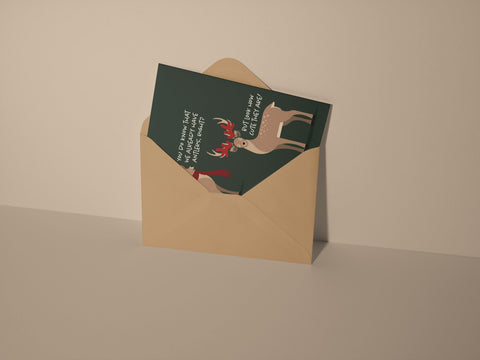 Reindeer Love Greeting Card