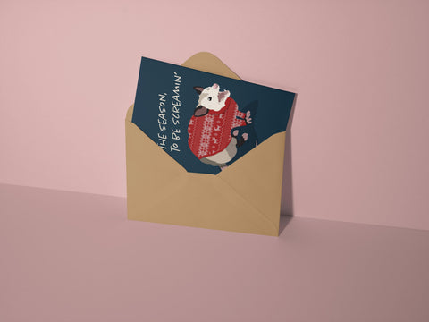 Tis The Season To Be Screamin' Greeting Card