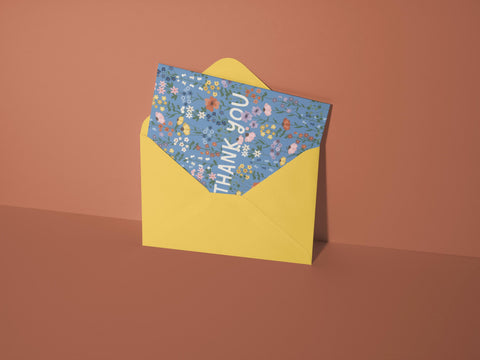 Wildflower Thank You Greeting Card