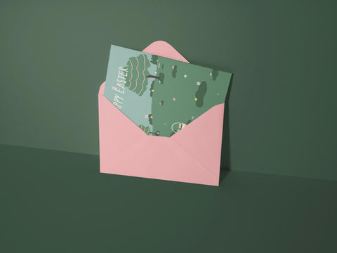 Easter Egg Hunt Greeting Card
