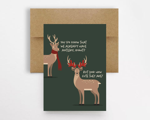 Reindeer Love Greeting Card