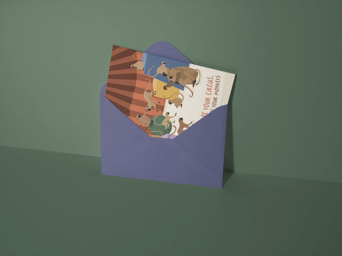 Not Your Circus Greeting Card