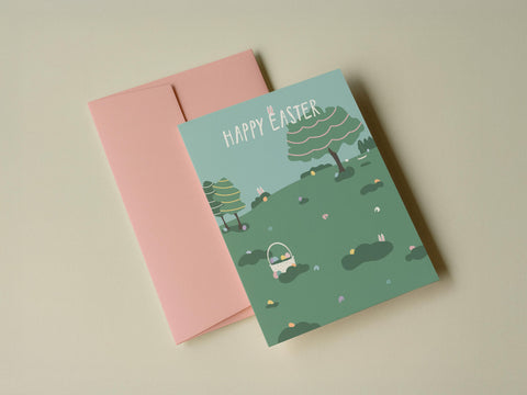 Easter Egg Hunt Greeting Card