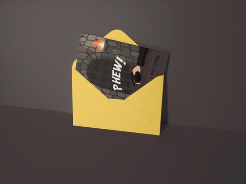 Phew! Greeting Card