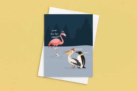 Holiday Card Set Of 6 Greeting Card